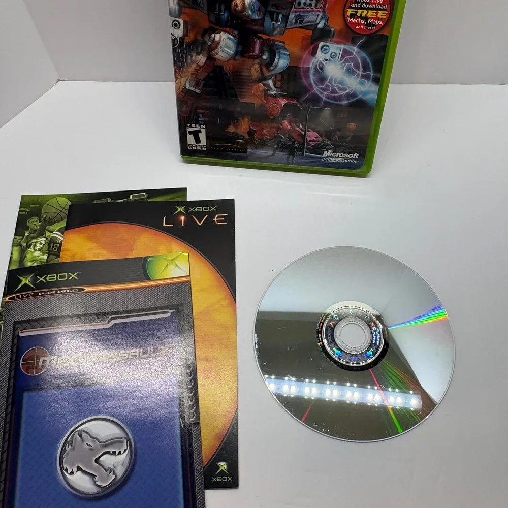 Video Game Xbox One Size MechAssault Microsoft Game Studios